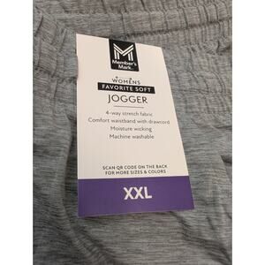 Member's Mark Ladies Favorite Soft Pant Women Gray Size XXL